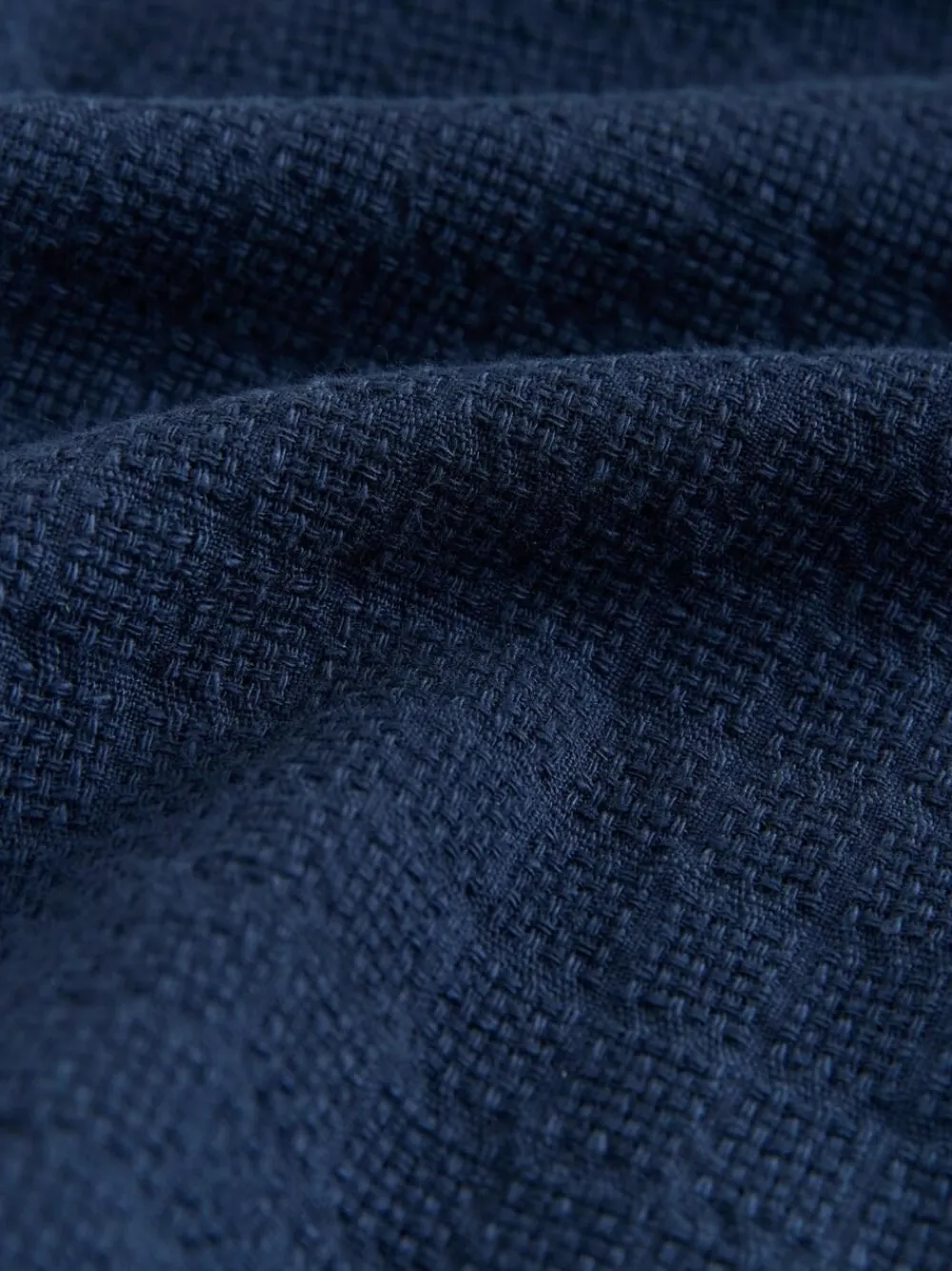 Next Regular Fit Textured Waffle Long Sleeve Shirt^ Shirts