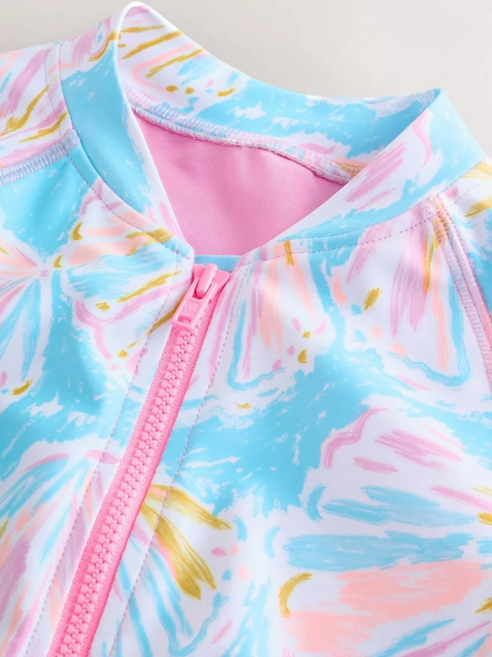 Online Next Short Sleeved Sunsafe Swimsuit (3mths-16yrs) Blue Shell