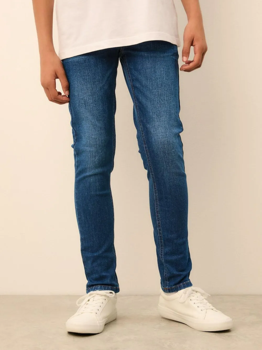 Next Blue Skinny Fit Stretch Jeans (3-17yrs)^BOY Jeans|Jeans