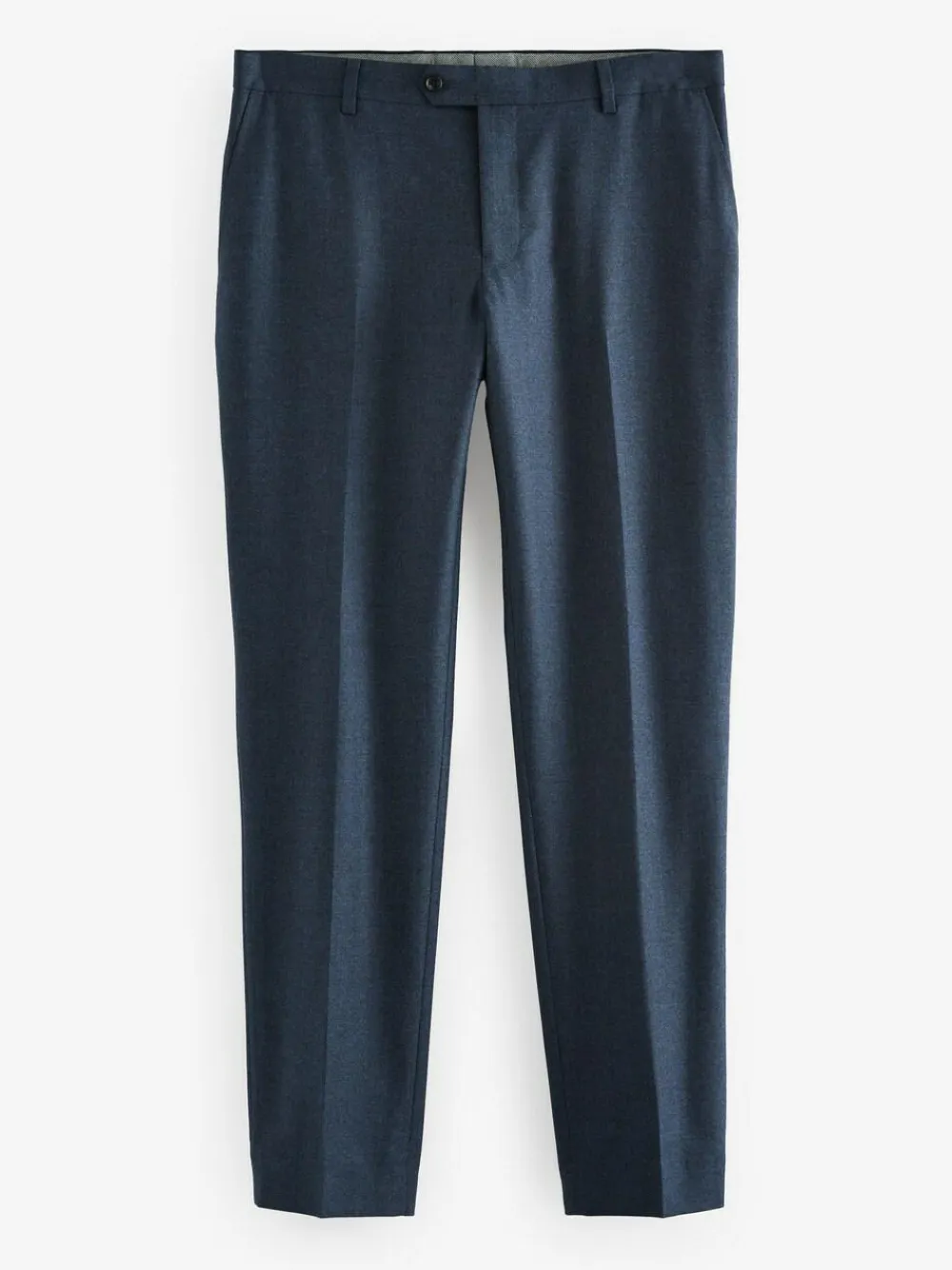 Discount Next Slim Fit Signature Zignone Italian Wool Cashmere Blend Flannel Suit Trousers Blue
