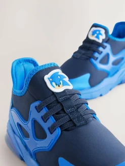 Next Blue Sonic Elastic Lace Trainers^BOY Sneakers