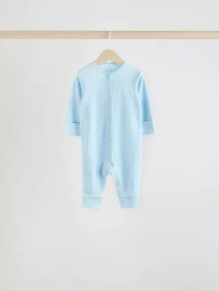 Next Blue Star Baby Footless Sleepsuits 4 Pack (0mths-3yrs)^BOY Nightwear|Nightwear