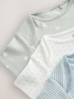 Discount Next Blue Star Baby Hip Dysplasia Short Sleeve Bodysuits 3 Pack