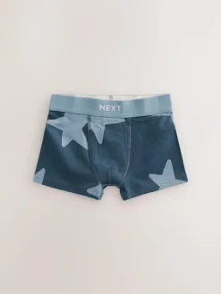Next Blue Stars and Stripes Trunks 10 Pack (1.5-16yrs)^BOY Underwear