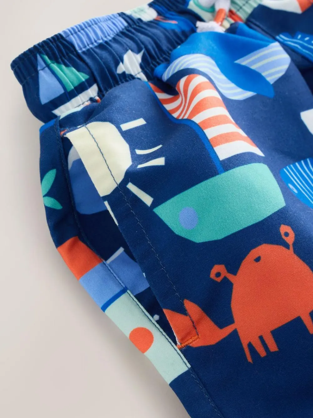 Best Next Blue Sunsafe Rash Vest and Swim Shorts Set (3mths-7yrs)