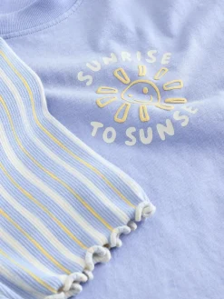 Next Short Sleeve T-Shirt and Cycle Shorts Set (3mths-7yrs)^ Baby Girls|Tops