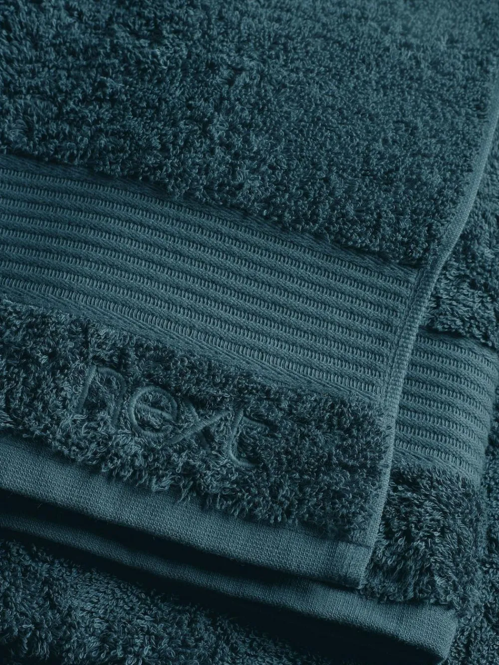 Next Blue Teal Dark Egyptian Cotton Towel^ Towels & Bathmats
