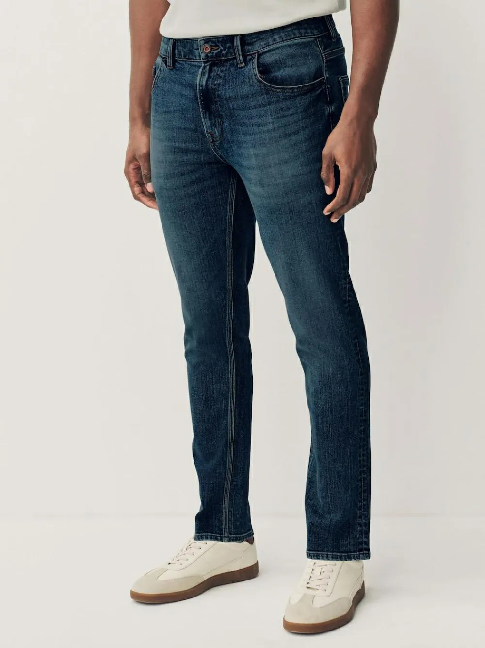 Next Blue Vintage Slim Fit Authentic Stretch Denim Jeans