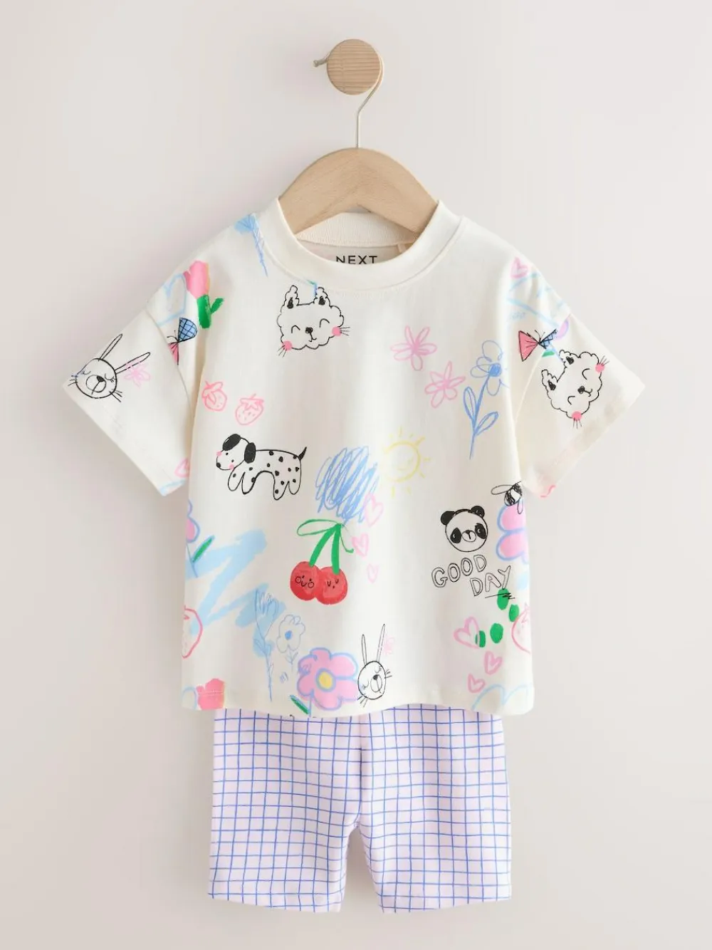 Next Top & Cycle Shorts Set 2 Pack (3mths-7yrs)^ Shorts & Skirts|Baby Girls