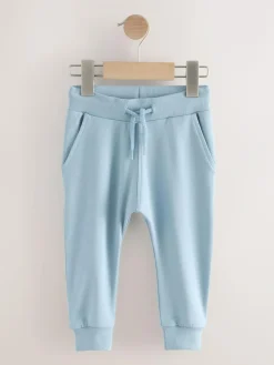 Sale Next Blue/Ecru/ Navy Blue Skinny Fit Joggers 5 Pack (3mths-7yrs)