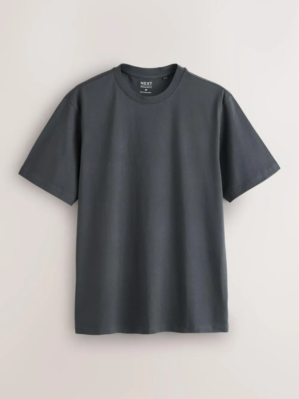 Next Blue/Green/Grey/Orange/White/Brown Regular Fit Essential Cotton T-Shirts 6 Pack^ Nightwear|Tops & T-Shirts