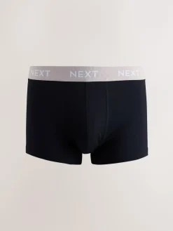 Sale Next Blue/Green/Yellow Waistband 10 pack Cotton Rich Blend Hipsters Boxers