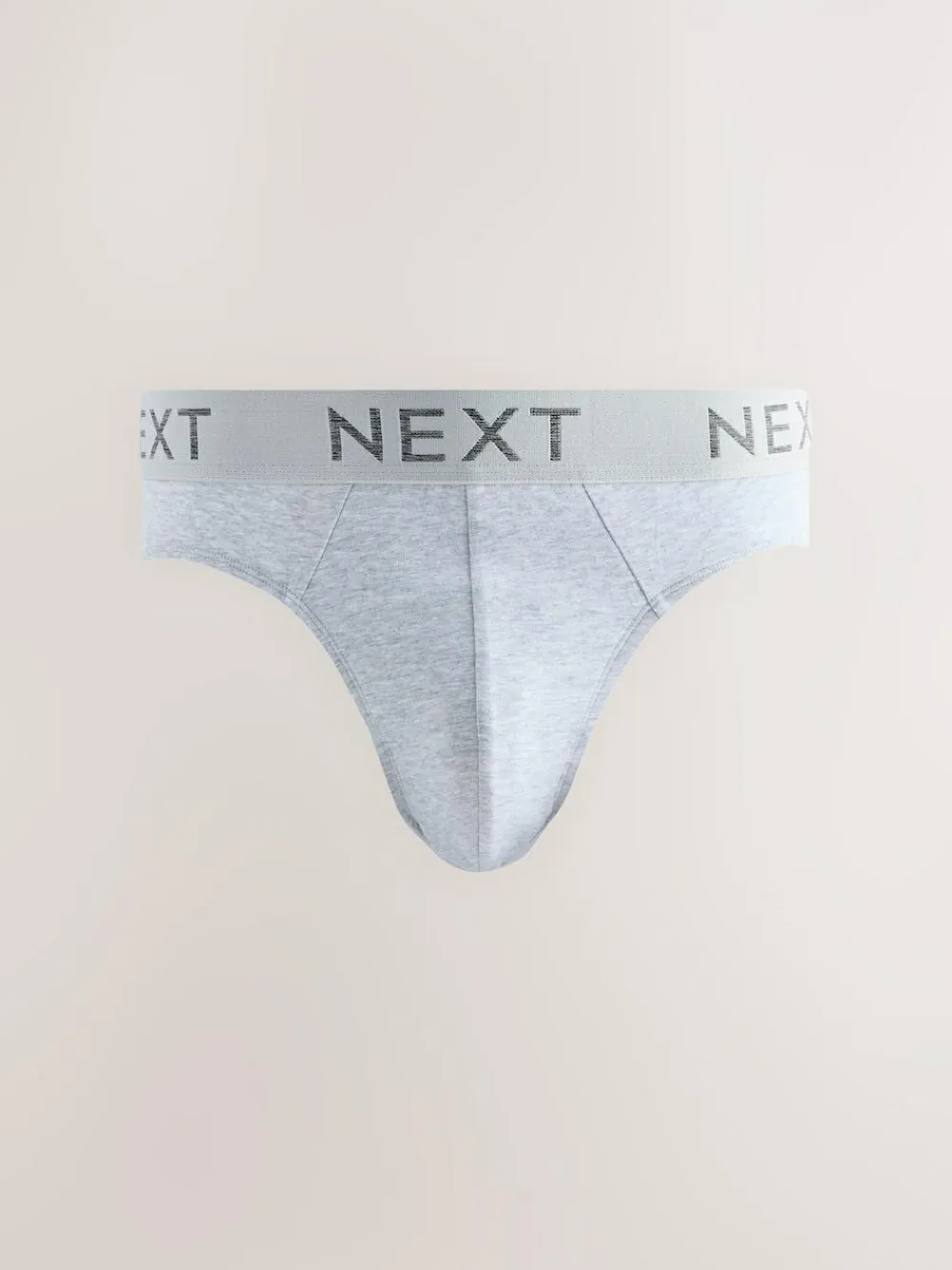 Hot Next 5 Pack Cotton Rich Briefs Blue/Grey