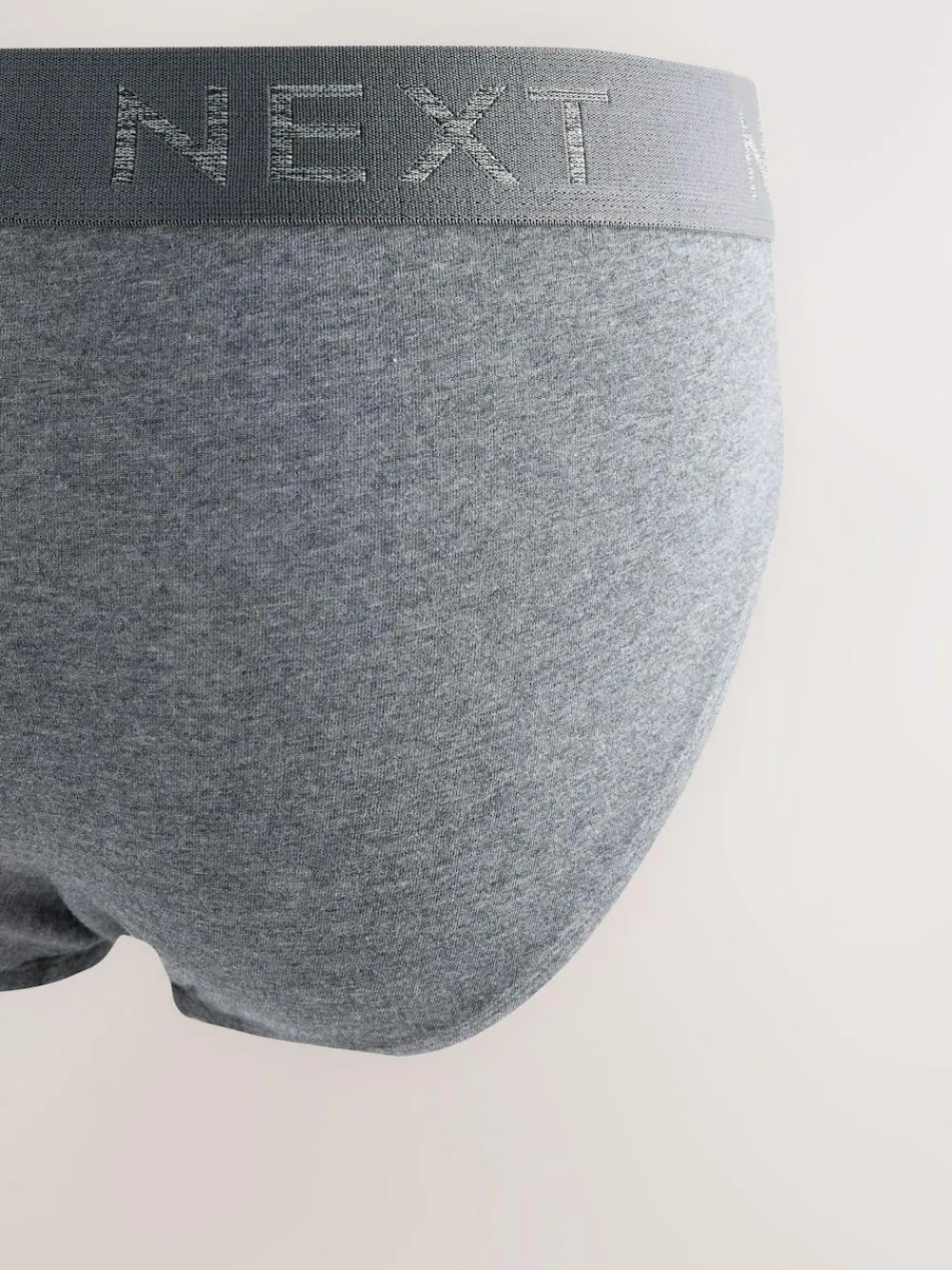 Hot Next 5 Pack Cotton Rich Briefs Blue/Grey