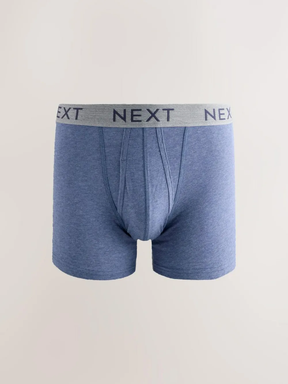 Next Blue/Grey Marl A-Front Boxers 10 Pack^ Underwear|Underwear