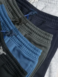 Next Slim Fit Basic Joggers 5 Pack (3-16yrs)^BOY Joggers|Sweat Pants