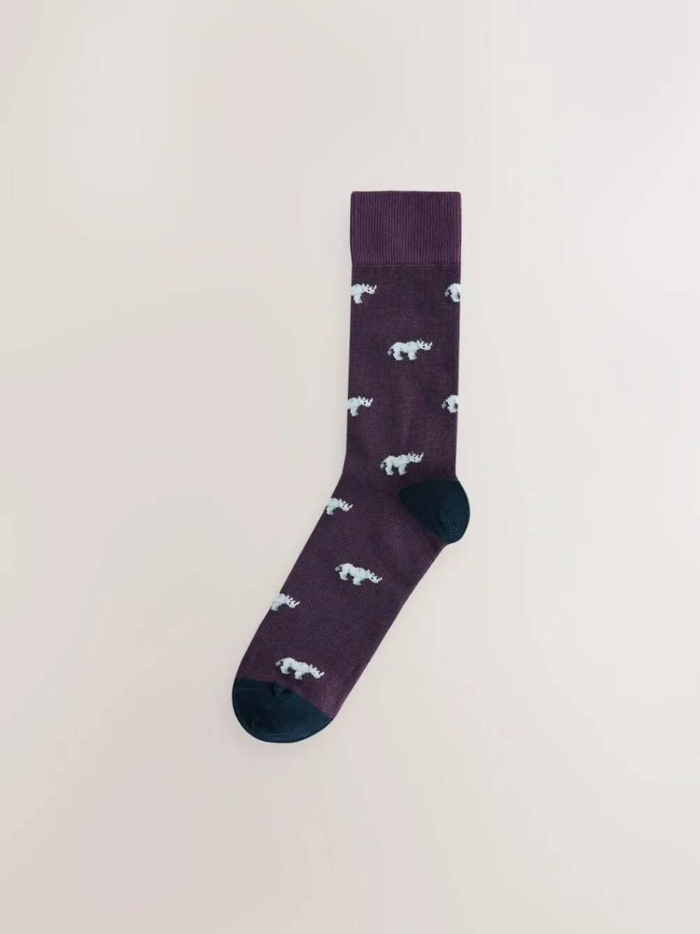 Clearance Next Blue/Red Safari Animals Fun Pattern Socks 8 Pack