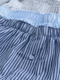Next Blues Mixed Pattern 4 pack Woven Pure Boxers^ Underwear|Underwear