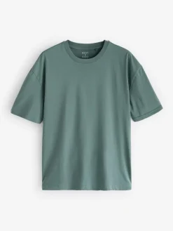Next Essential Cotton T-Shirts Relaxed Fit 5 Pack^ Nightwear|Tops & T-Shirts
