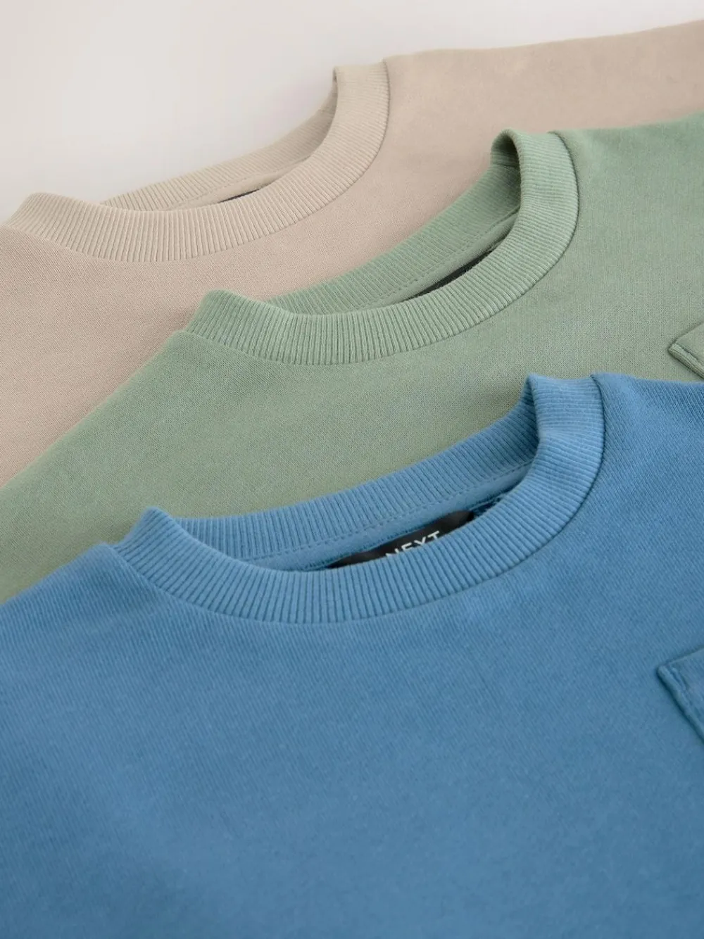 Hot Next Blue/Stone/Green Long Sleeve Top and Leggings Set 3 Pack (3mths-7yrs)