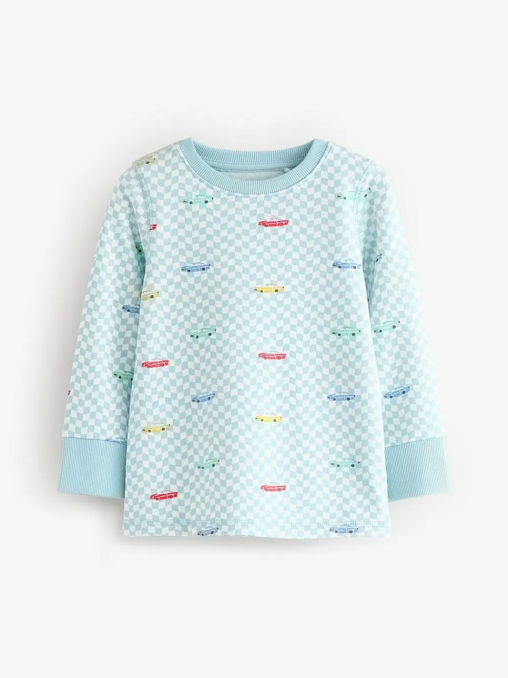 Hot Next Blue/White Cars Snuggle Pyjamas 3 Pack