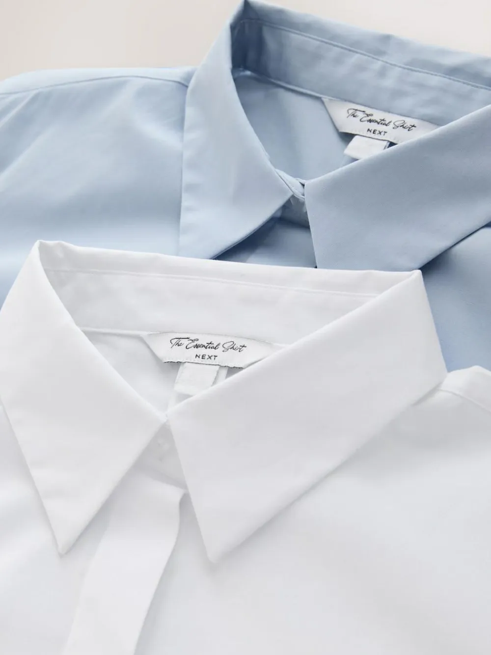 Next Fitted Stretch Essential Long Sleeve Shirts 2 Pack^Women Tops & T-Shirts|Blouses & Shirts