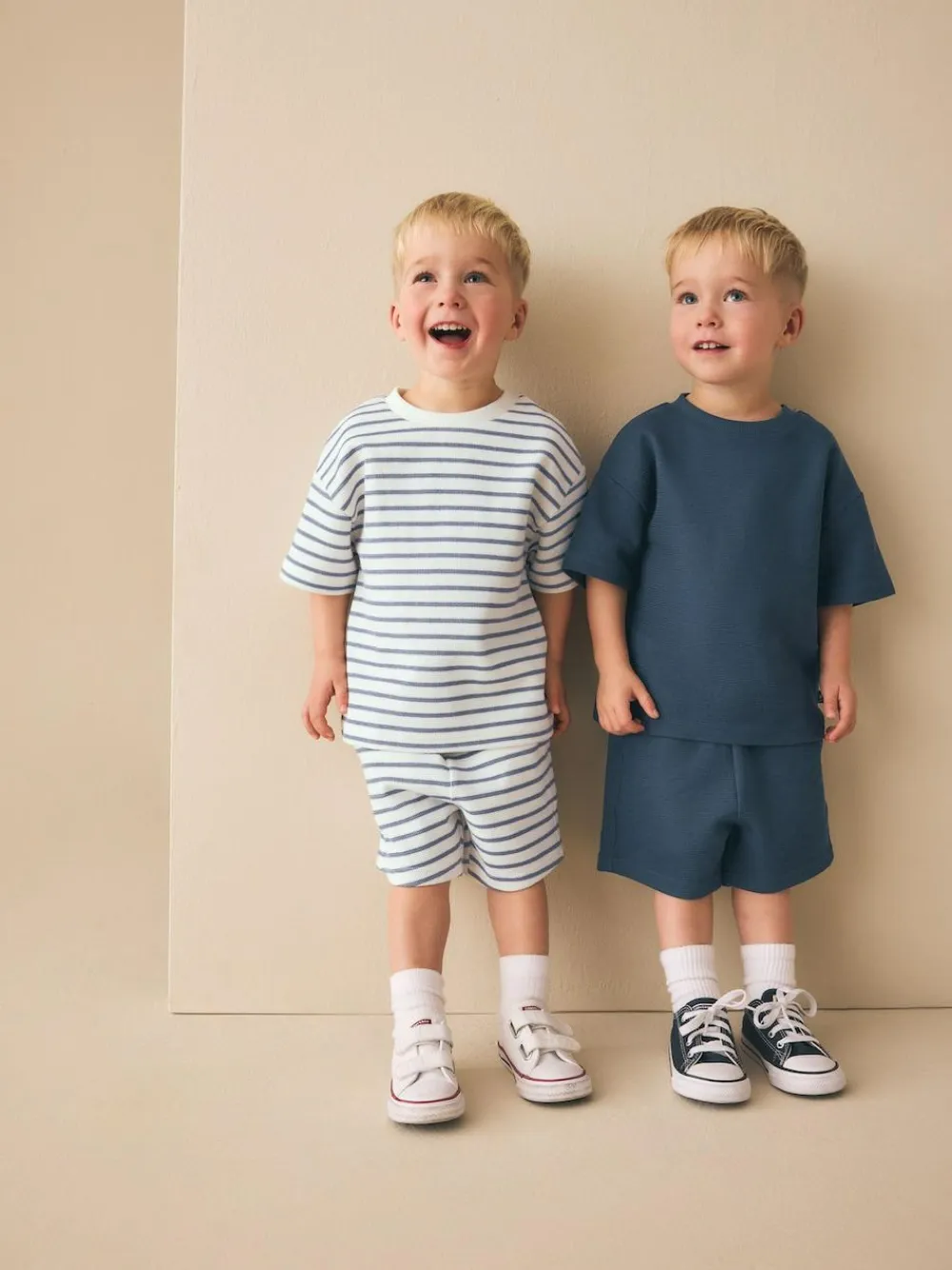 Next Short Sleeve T-Shirt and Shorts Set 2 Pack (3mths-7yrs)^BOY Sets & Co-Ords|Sets & Co-Ords