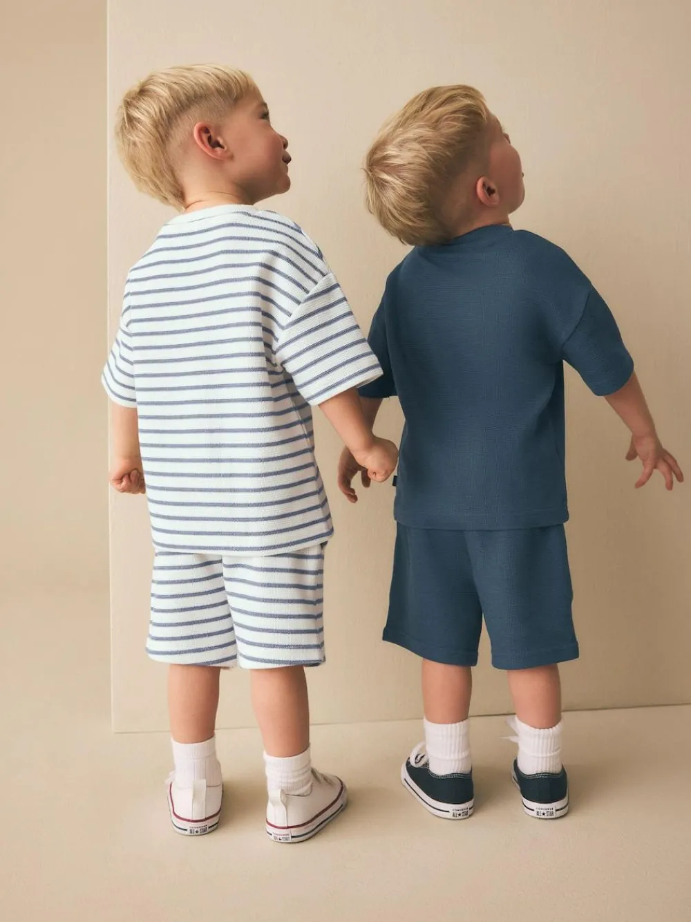 Next Short Sleeve T-Shirt and Shorts Set 2 Pack (3mths-7yrs)^BOY Sets & Co-Ords|Sets & Co-Ords