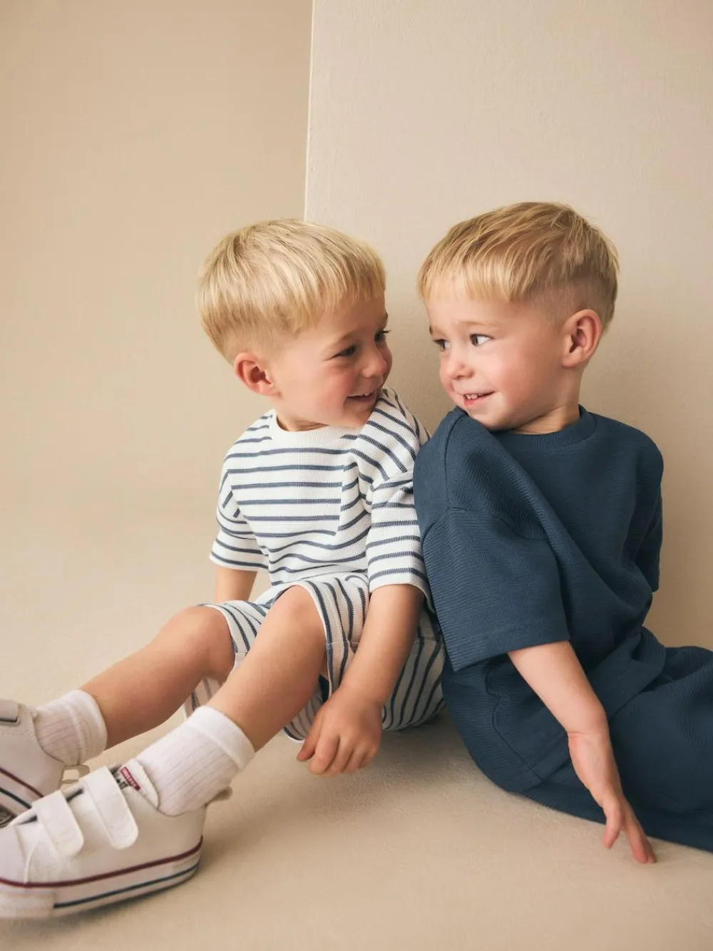Next Short Sleeve T-Shirt and Shorts Set 2 Pack (3mths-7yrs)^BOY Sets & Co-Ords|Sets & Co-Ords