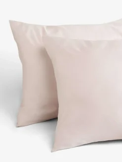 Clearance Next Blush Pink 400 Thread Count Egyptian Cotton Sateen Luxury Duvet Cover and Pillowcase Set
