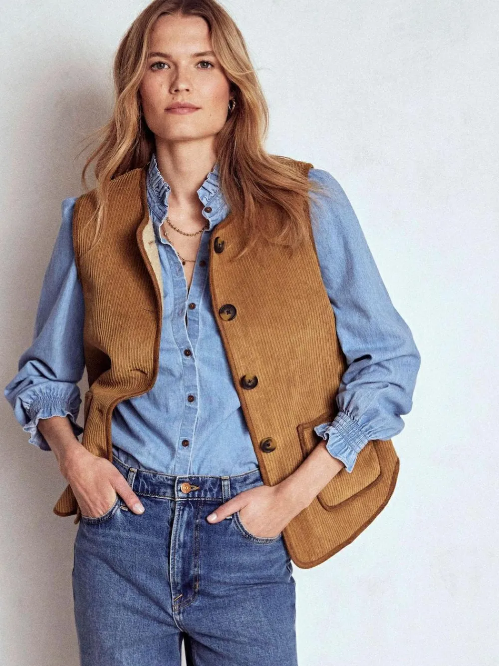 Boden Clerkenwell Reversible Gilet^Women Coats & Jackets|Coats & Jackets