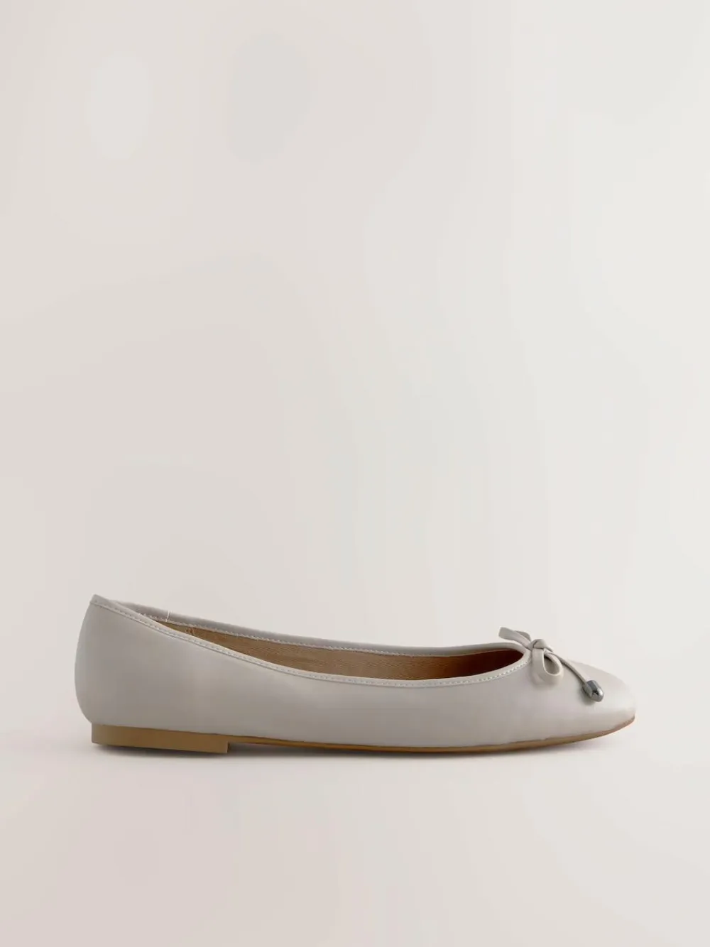 Next Round Toe Leather Ballerina Shoes^Women Flats
