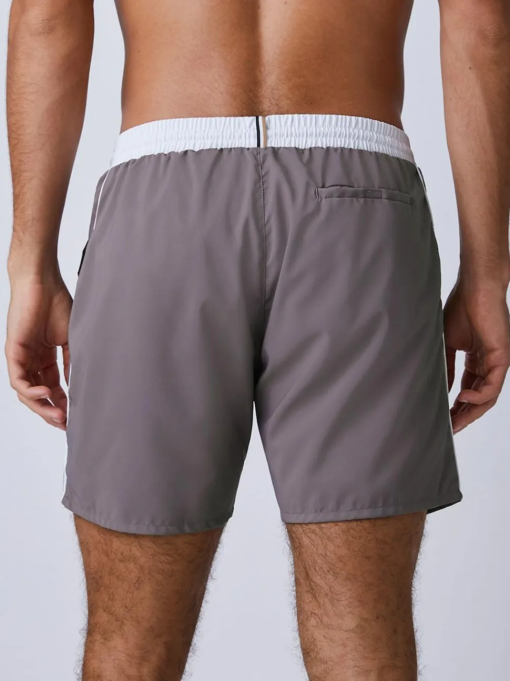 New BOSS Grey Starfish Quick Dry Swim Shorts