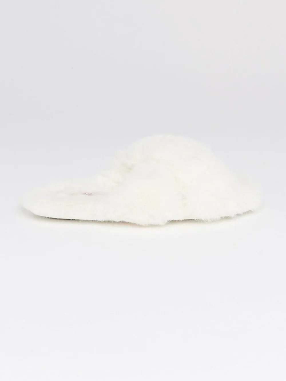 Sale Boux Avenue Cross Band Slippers White