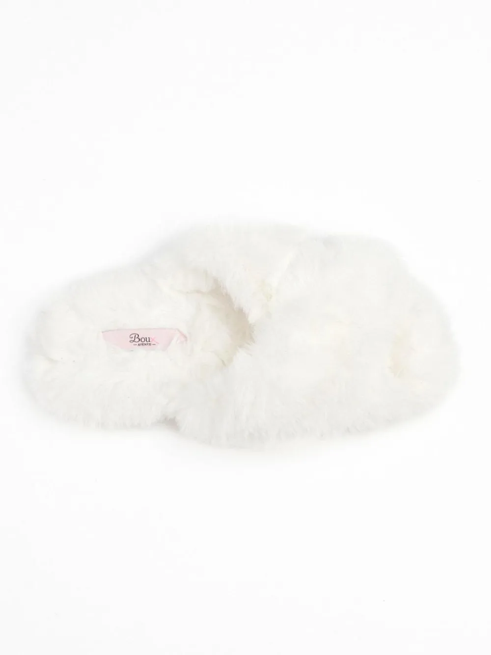 Sale Boux Avenue Cross Band Slippers White