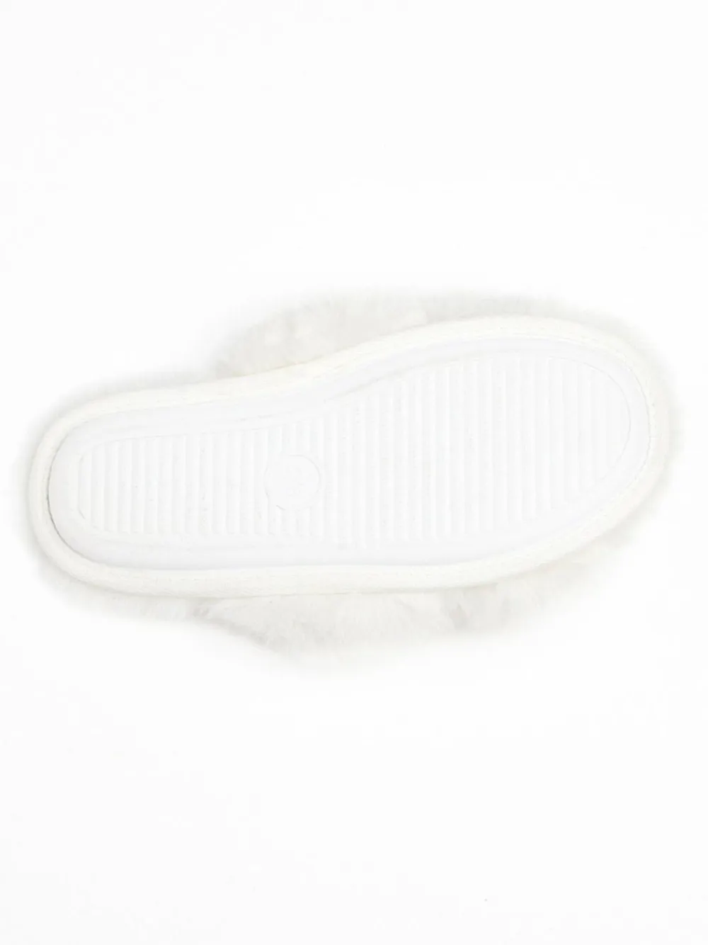 Sale Boux Avenue Cross Band Slippers White