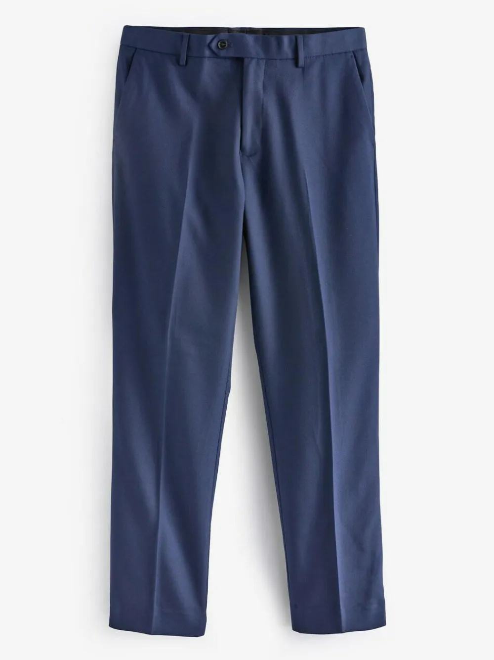 Clearance Next Bright Blue Regular Fit Textured Suit Trousers