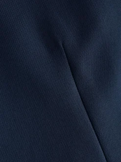 Next Bright Blue Textured Suit Waistcoat^ Vests
