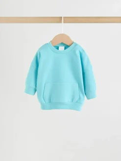 Online Next Bright Blues Baby Sweatshirt and Joggers Set 6 Piece (0mths-3yrs)