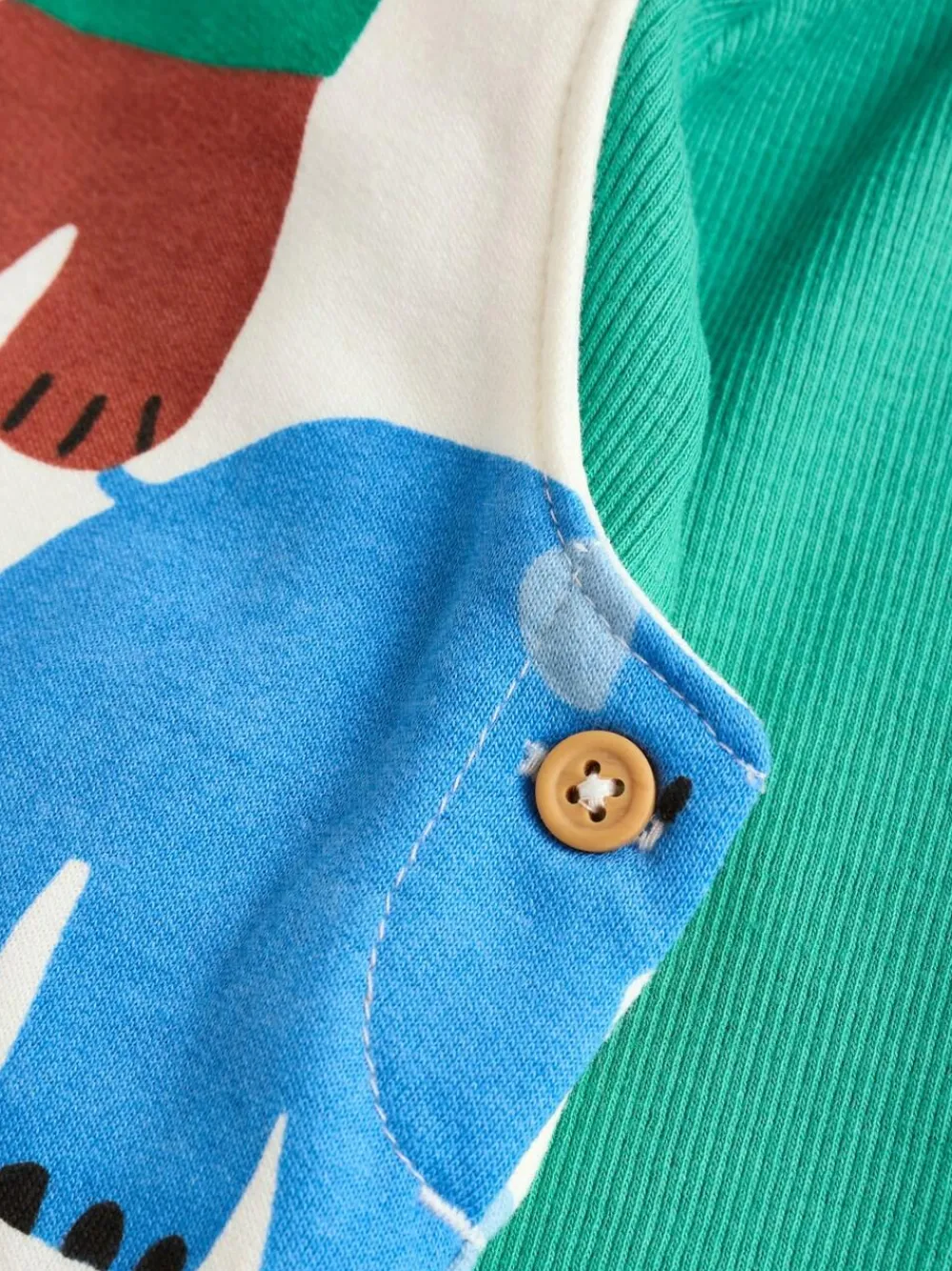 Online Next Jersey Dungarees And Bodysuit Baby Set (0mths-2yrs) Bright Character