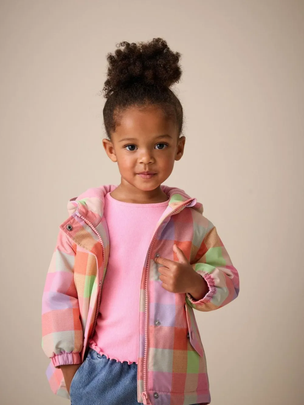Next Bright Check Waterproof Printed Jacket (6mths-7yrs)^ Coats, Jackets & Pramsuits|Coats, Jackets & Pramsuits