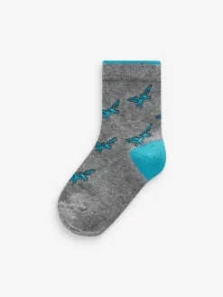 Best Next Bright Dino 10 Pack Cotton Rich Socks