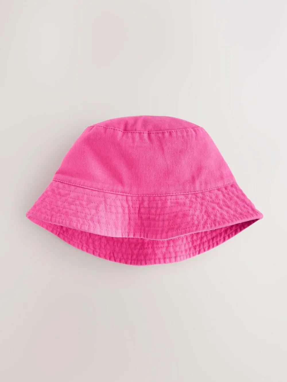 Hot Next Bright Pink 100% Cotton Bucket Hat (3mths-16yrs)