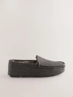Next Faux Fur Lined Moccasin Slippers^ Slippers|Slippers