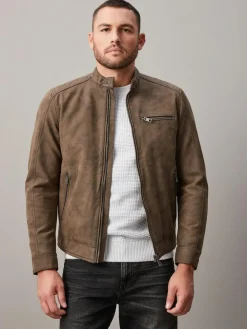 Next Faux Leather Biker Jacket^ Coats & Jackets|Coats & Jackets