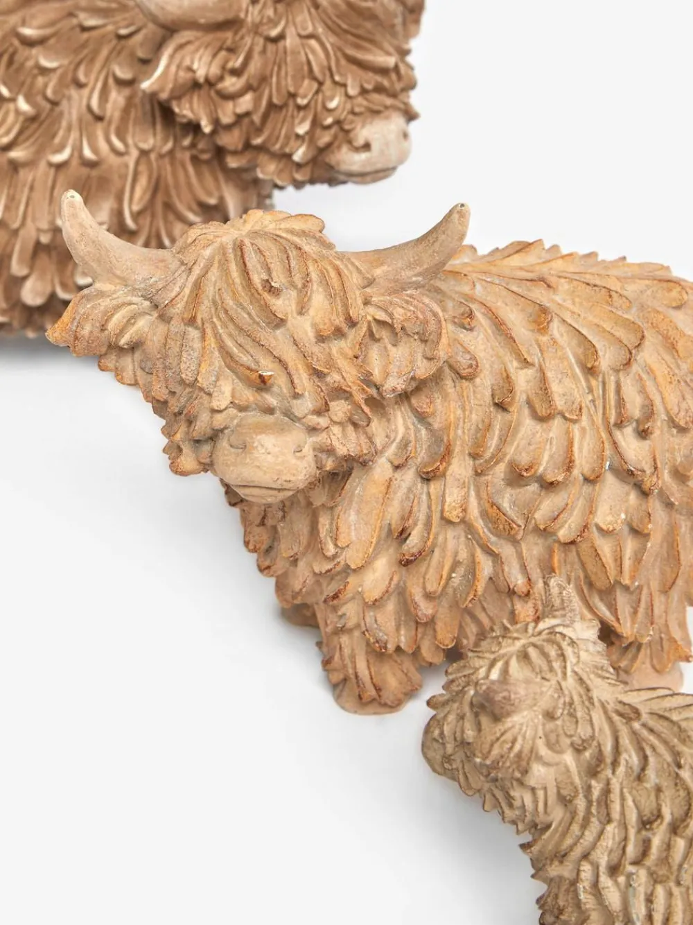 New Next Brown Hamish the Highland Set of 3 Cow