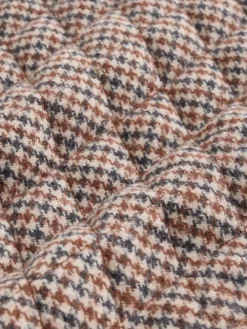 Hot Next Baby Quilted Cord Collar Jacket (0mths-2yrs) Brown Heritage Check