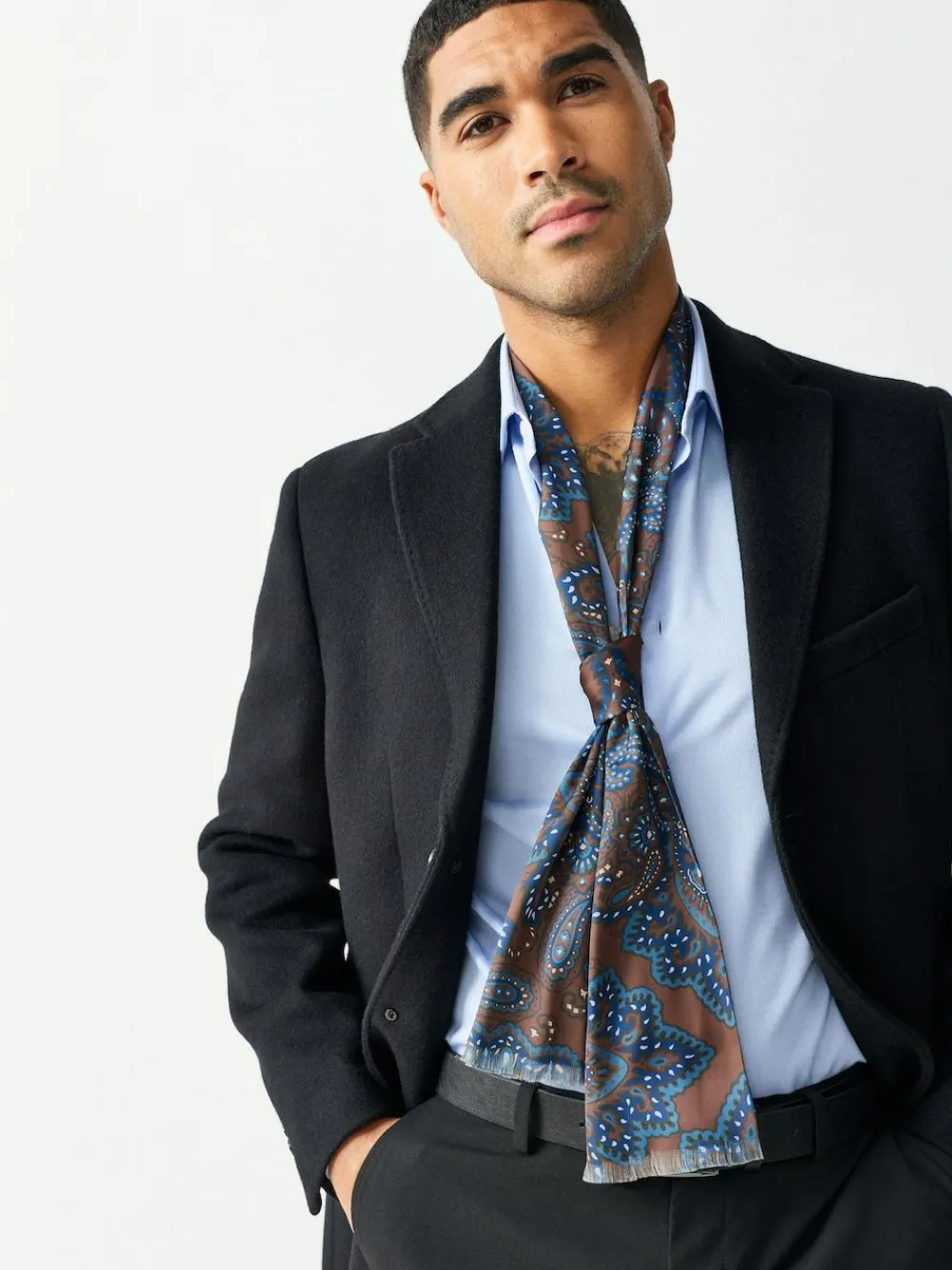 Clearance Next Printed Scarf Brown