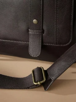 Next Brown Signature Messenger^ Bags