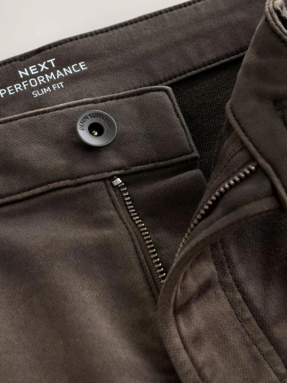 Next Brown Slim Fit Comfort Stretch Jeans^ Jeans|Jeans